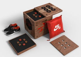 Nike 中国专有发行的特别版木质盒